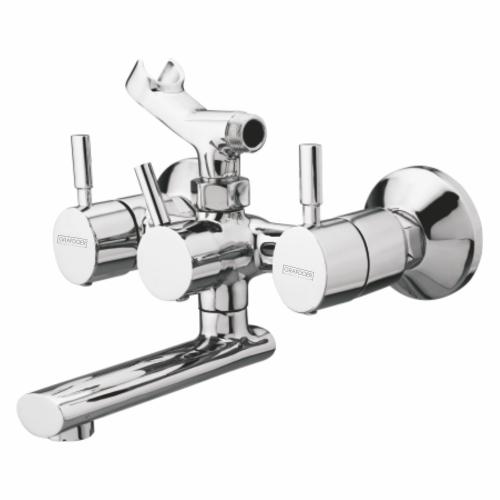 Wall Mixer Telephonic with Hand Shower Arrangement only with Crutch Chrome